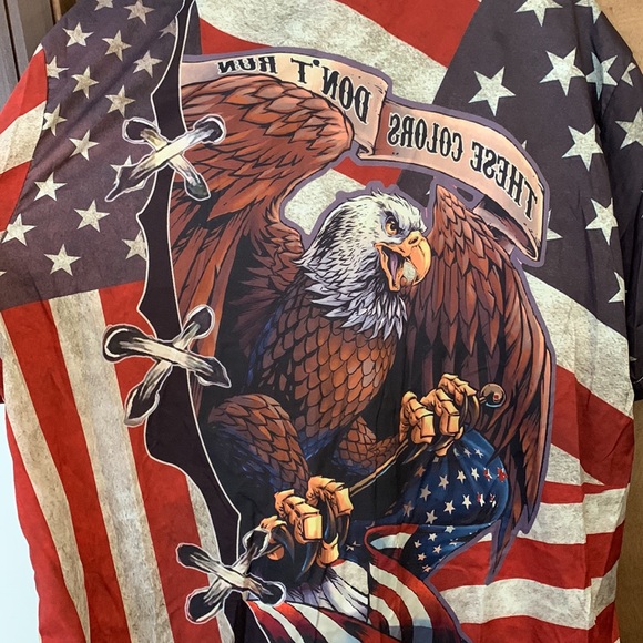 Misslook American Themed Shirt - Picture 3 of 5